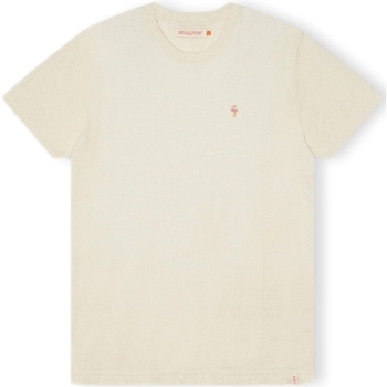 Odjeća Muškarci
 Majice / Polo majice Revolution T-Shirt Regular 1364 FLA - Off White/Mel Bijela