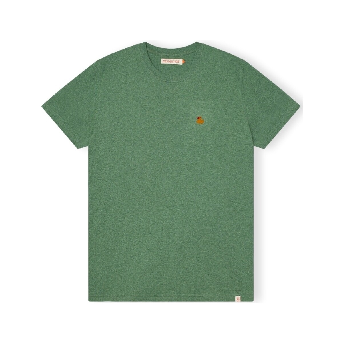 Odjeća Muškarci
 Majice / Polo majice Revolution T-Shirt Regular 1368 DUC - Dustgreen Melange Zelena