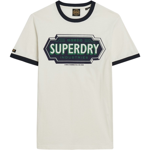 Odjeća Muškarci
 Majice kratkih rukava Superdry 235501 Bijela