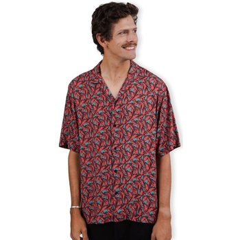 Odjeća Muškarci
 Košulje dugih rukava Brava Fabrics Lobster Aloha Shirt - Red Plava