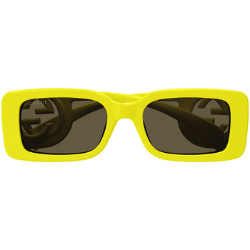 Satovi & nakit Sunčane naočale Gucci Occhiali da Sole  GG1325S 007 žuta