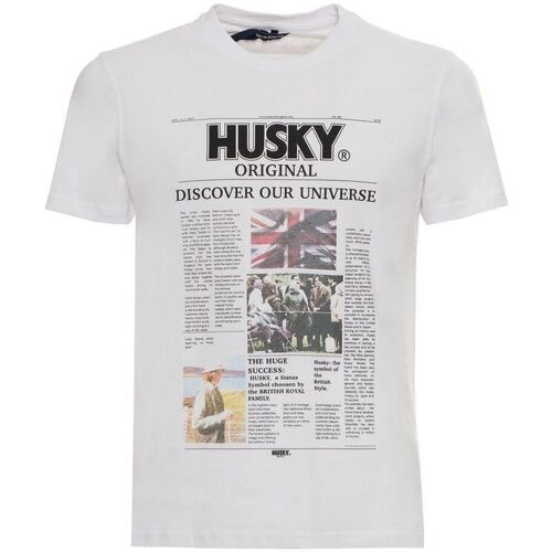 Odjeća Muškarci
 Majice kratkih rukava Husky - hs23beutc35co196-tyler Bijela