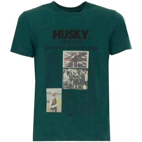 Odjeća Muškarci
 Majice kratkih rukava Husky - hs23beutc35co196-tyler Zelena