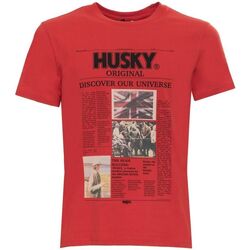 Odjeća Muškarci
 Majice kratkih rukava Husky - hs23beutc35co196-tyler Crvena