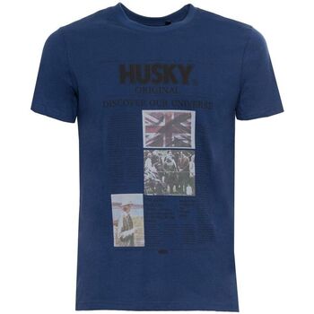 Odjeća Muškarci
 Majice kratkih rukava Husky - hs23beutc35co196-tyler Plava