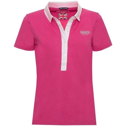 Odjeća Žene
 Polo majice kratkih rukava Husky hs23bedpc34co295-mia-c319-f40 pink Ružičasta