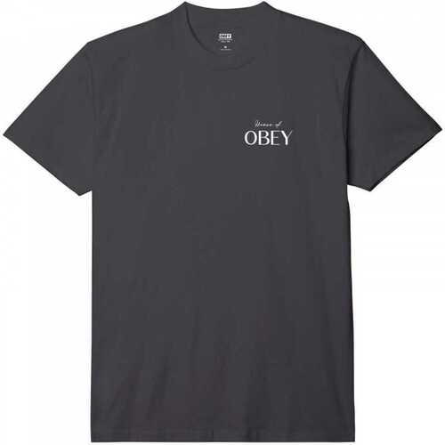 Odjeća Muškarci
 Majice / Polo majice Obey House of Crna