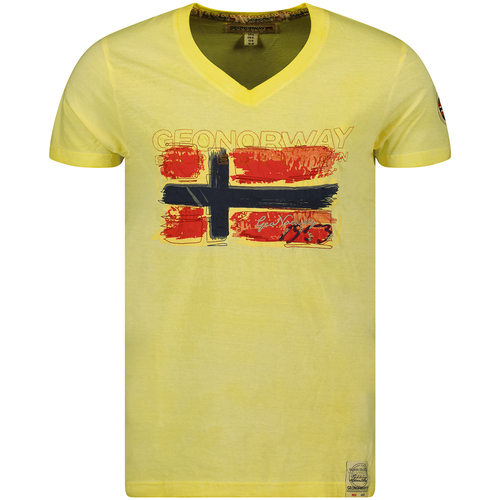 Odjeća Muškarci
 Majice kratkih rukava Geo Norway SW1561HGN-LIGHT YELLOW žuta
