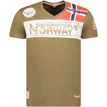Odjeća Muškarci
 Majice kratkih rukava Geographical Norway SX1130HGN-Kaki Zelena