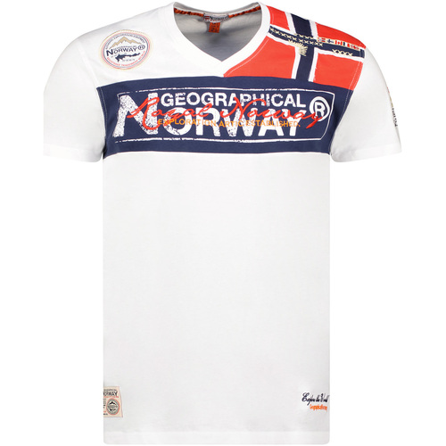 Odjeća Muškarci
 Majice kratkih rukava Geographical Norway SX1130HGN-White Bijela