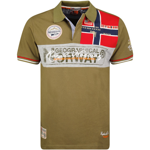 Odjeća Muškarci
 Polo majice kratkih rukava Geographical Norway SX1132HGN-Kaki Zelena