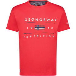 Odjeća Muškarci
 Majice kratkih rukava Geo Norway SY1355HGN-Red Crvena