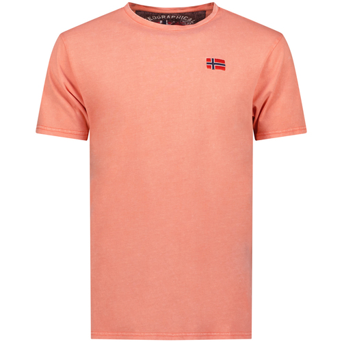 Odjeća Muškarci
 Majice kratkih rukava Geographical Norway SY1363HGN-Coral Crvena