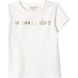 Odjeća Djevojčica Majice kratkih rukava MICHAEL Michael Kors R30002 Bijela