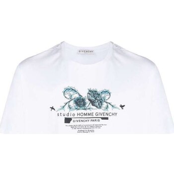 Odjeća Muškarci
 Majice kratkih rukava Givenchy BM70Y33002 Bijela