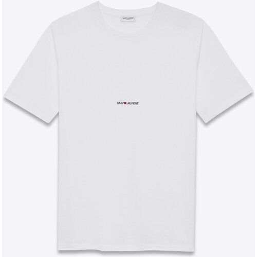 Odjeća Muškarci
 Majice kratkih rukava Yves Saint Laurent BMK464572 YB2DQ Bijela