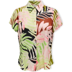 Odjeća Žene
 Topovi i bluze Only Shaila Shirt S/S - Tropical Peach Višebojna