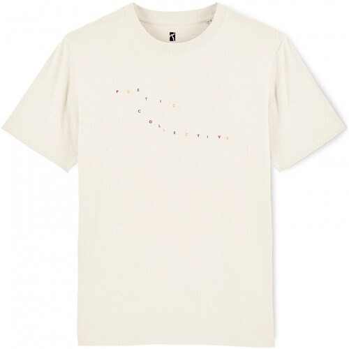 Odjeća Muškarci
 Majice / Polo majice Poetic Collective Color logo t-shirt Bež