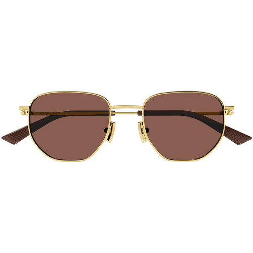 Satovi & nakit Sunčane naočale Bottega Veneta Occhiali da Sole  BV1301S 003 Gold