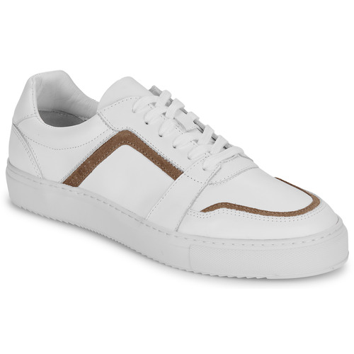 Obuća Muškarci
 Niske tenisice Pellet SANDRY Veal / Smooth / Bijela / Velur / Taupe