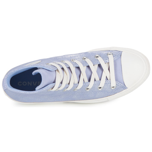 Converse CHUCK TAYLOR ALL STAR LIFT PLATFORM SUEDE SHIMMER Plava