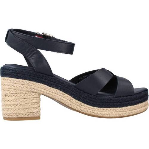 Tommy Hilfiger INTERLACE MID HEEL SA Plava