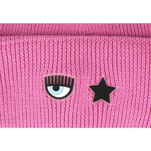 Chiara Ferragni EYE/STAR SILICON PATCH WOOL Ružičasta