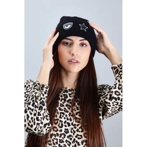 Chiara Ferragni EYE/STAR SILICON PATCH WOOL Crna