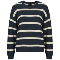 Odjeća Žene
 Puloveri Geox W KNIT STRIPES Tamno plava   / Bijela