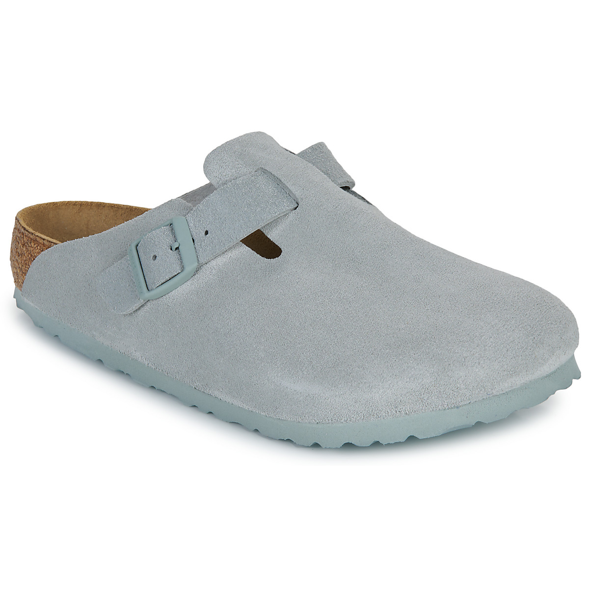 Obuća Klompe BIRKENSTOCK Boston LEVE Pure Sage Suede / Pure / Sage / Regular