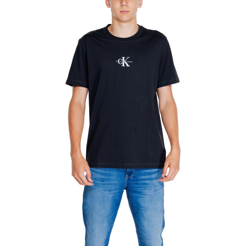 Odjeća Muškarci
 Polo majice dugih rukava Calvin Klein Jeans MONOLOGO TEE J30J325649 Crna