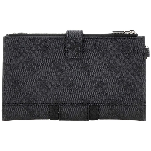 Guess NOREEN SLG DBL ZIP ORGANIZER Crna