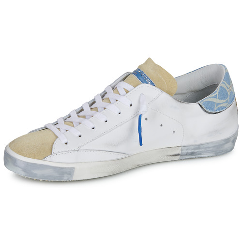 Philippe Model PRSX LOW MAN Bijela / Plava / Denim / Srebrna
