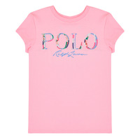 Odjeća Djevojčica Majice kratkih rukava Polo Ralph Lauren SSPOLOTEE-KNIT SHIRTS-T-SHIRT Ružičasta