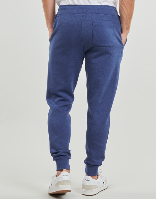 Polo Ralph Lauren BAS DE JOGGING AJUSTE EN DOUBLE KNIT TECH Plava / Raznobojno tkanje / Derby / Plava