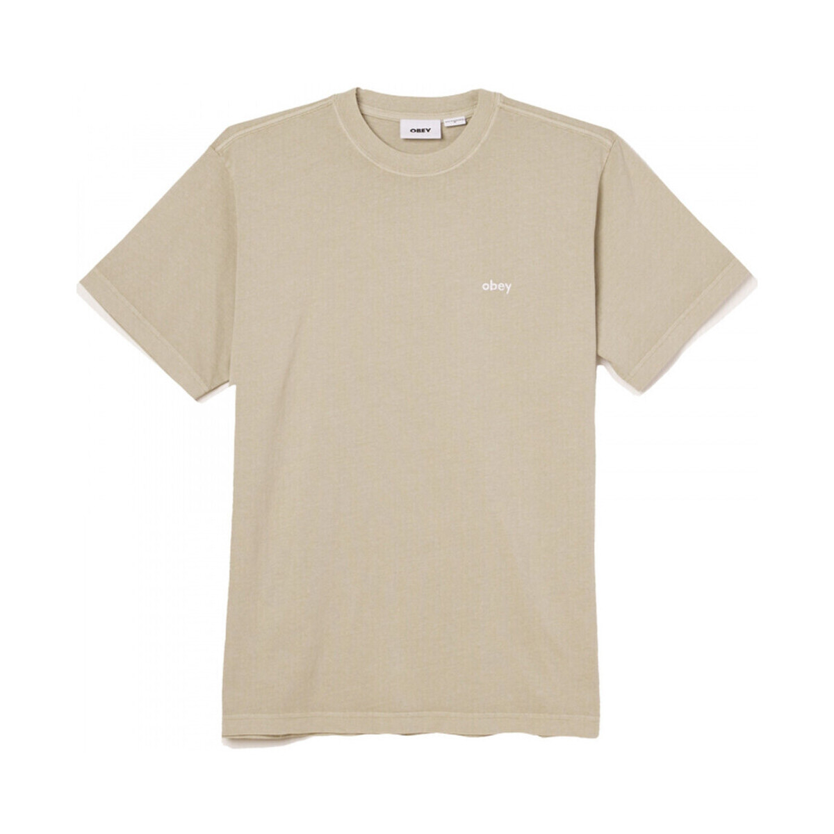 Odjeća Muškarci
 Majice / Polo majice Obey Lowercase pigment tee ss Siva