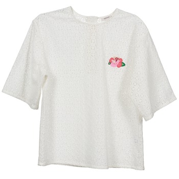 Odjeća Žene
 Topovi i bluze Manoush FLOWER BADGE Bijela