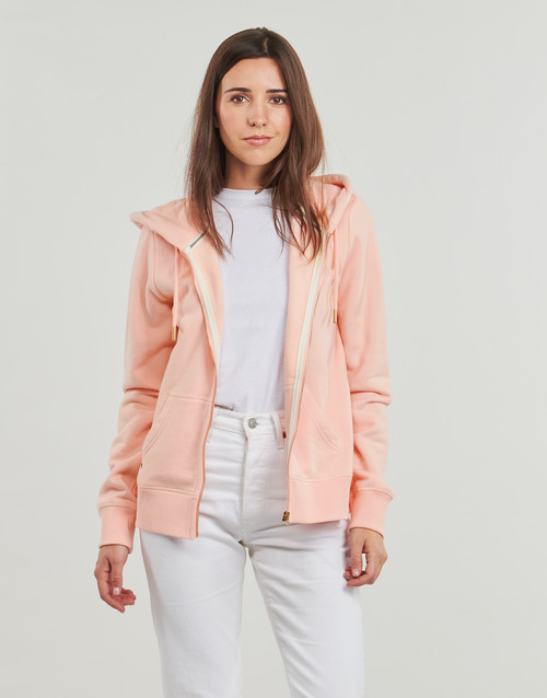 Superdry ZIPPE LOGO ESSENTIAL Ružičasta