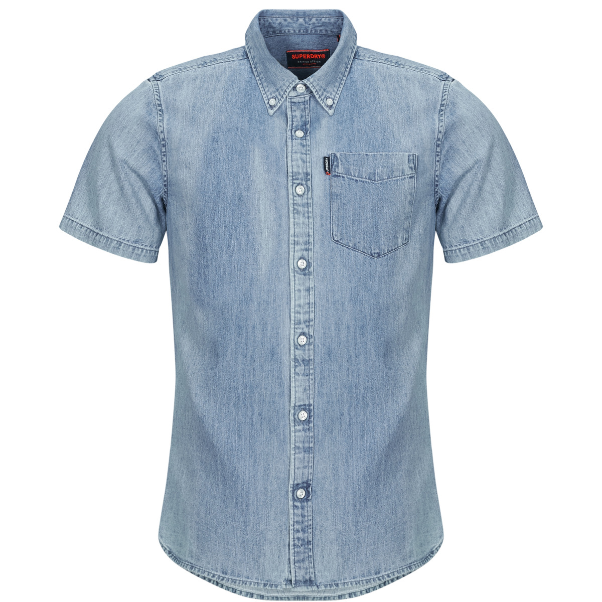 Odjeća Muškarci
 Košulje kratkih rukava Superdry DENIM Plava