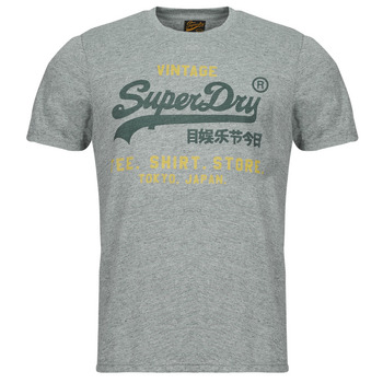 Odjeća Muškarci
 Majice kratkih rukava Superdry VINTAGE LOGO Siva
