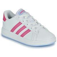 Obuća Djevojčica Niske tenisice Adidas Sportswear GRAND COURT 2.0 K Bijela / Ružičasta
