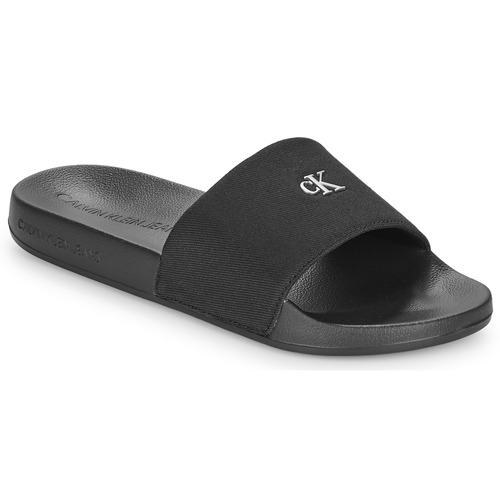 Obuća Žene
 Sportske natikače Calvin Klein Jeans SLIDE MONOGRAM HARDWARE Crna