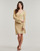 Odjeća Žene
 Kratke haljine Guess NELLIE VN LS DRESS Gold