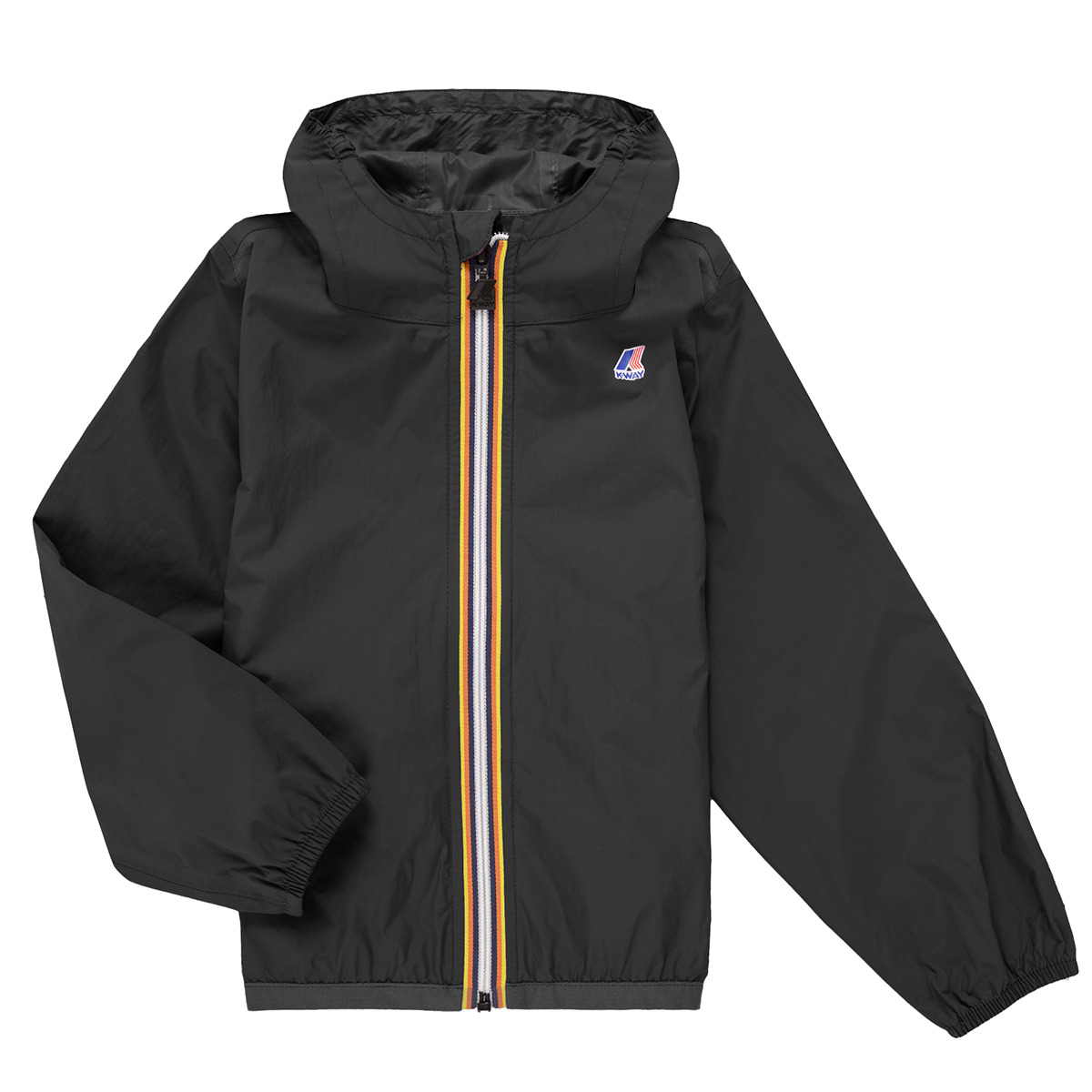 Odjeća Djeca Vjetrovke K-Way LE VRAI PETIT CLAUDE 4.0 100 % NYLON RECYCLED Crna
