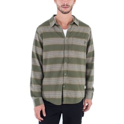 Odjeća Muškarci
 Košulje dugih rukava Hurley PORTLAND ORGANIC FLANNEL Zelena