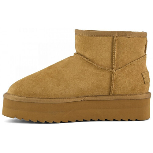 Colors of California Platform boot spike stitching Smeđa