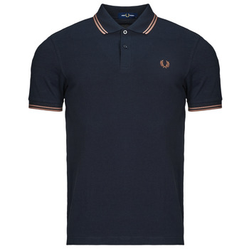 Odjeća Muškarci
 Polo majice kratkih rukava Fred Perry TWIN TIPPED FRED PERRY SHIRT Crna / Narančasta