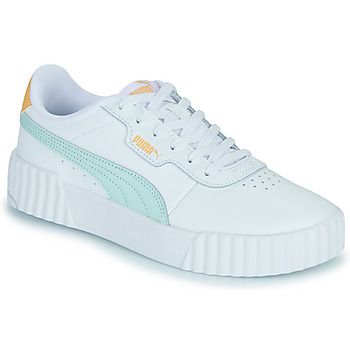 Obuća Djevojčica Niske tenisice Puma Carina 3.0 Jr Bijela / Plava / Narančasta