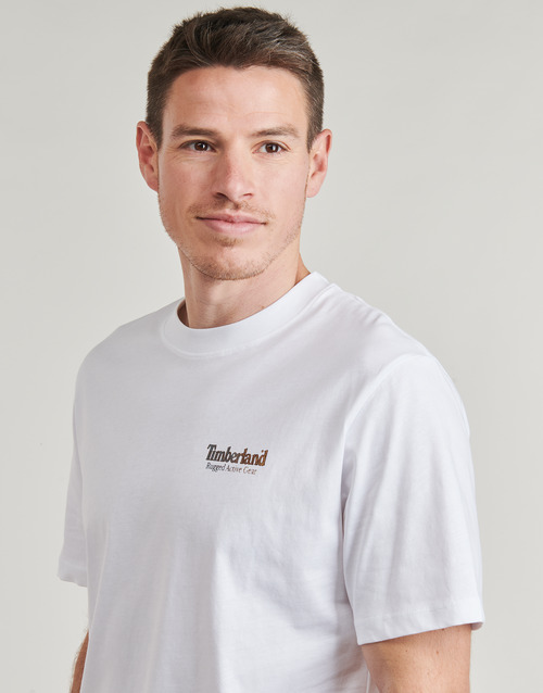 Timberland RUGGED ACTIVE GEAR BACK GRAPHIC TEE Bijela