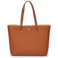 Torbe Žene
 Shopper torbe  Lauren Ralph Lauren KARLY TOTE LARGE Boja konjaka